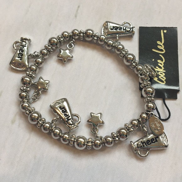 Cookie Lee Jewelry - COOKIE LEE Cheerleader Stretch Bracelet